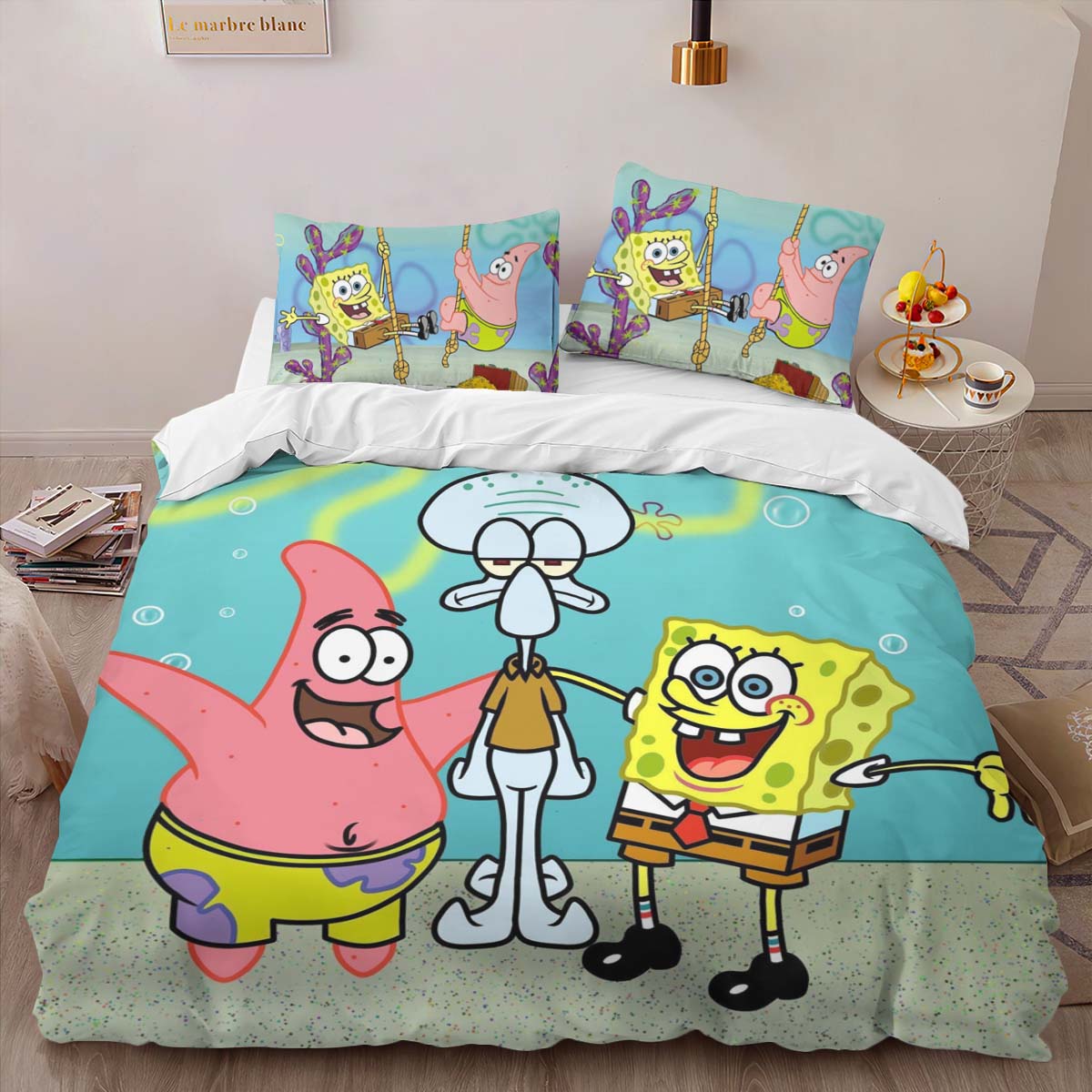 SpongeBob Schwammkopf Charaktere 29 Kinderbettwäsche – Bettwäsche – Bild 2