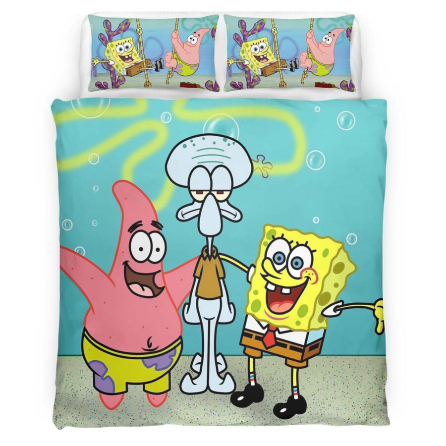SpongeBob Schwammkopf Charaktere 29 Kinderbettwäsche – Bettwäsche – Bild 4
