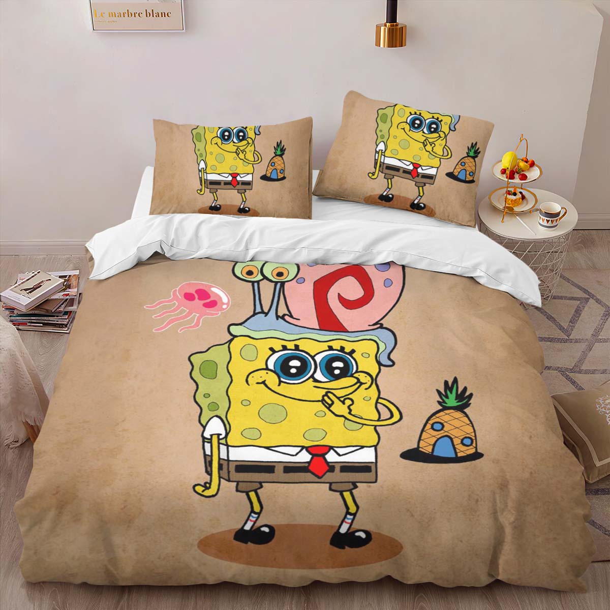 SpongeBob Schwammkopf Charaktere 43 Kinderbettwäsche – Bettwäsche – Bild 2