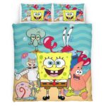 SpongeBob Schwammkopf Charaktere 45 Kinderbettwäsche – Bettwäsche
