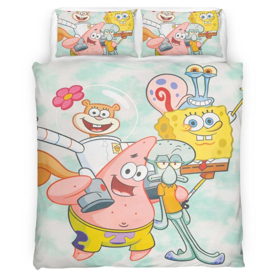 SpongeBob Schwammkopf Charaktere 46 Kinderbettwäsche – Bettwäsche – Bild 4