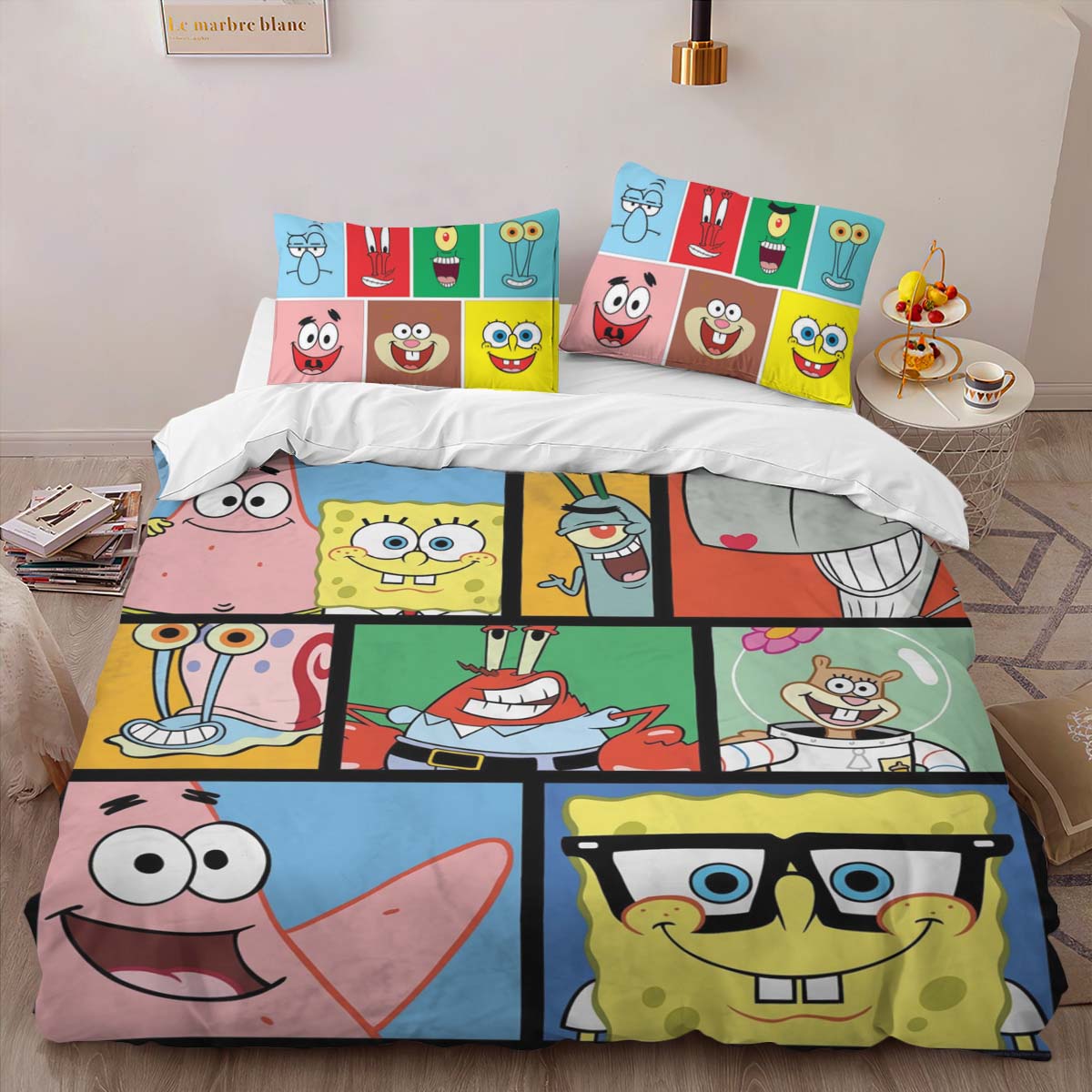 SpongeBob Schwammkopf Charaktere 50 Kinderbettwäsche – Bettwäsche – Bild 2