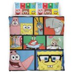 SpongeBob Schwammkopf Charaktere 50 Kinderbettwäsche – Bettwäsche