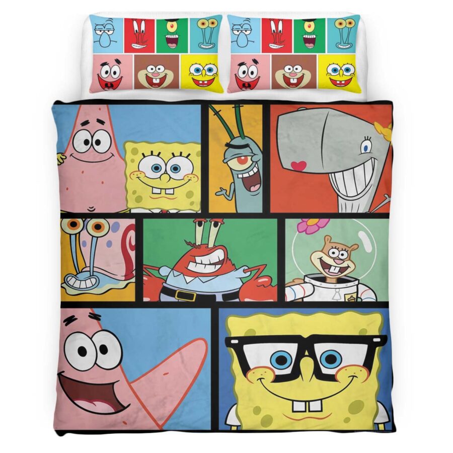 SpongeBob Schwammkopf Charaktere 50 Kinderbettwäsche – Bettwäsche – Bild 4