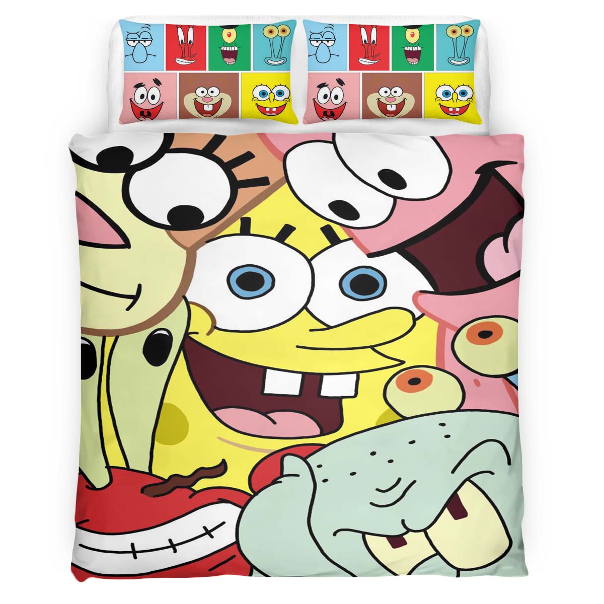 SpongeBob Schwammkopf Charaktere 54 Kinderbettwäsche – Bettwäsche