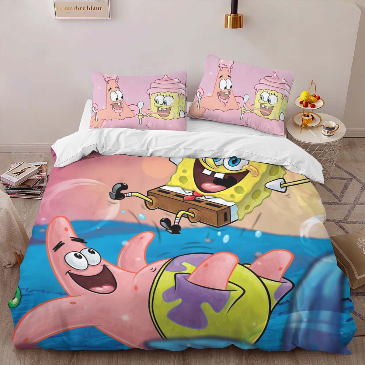 SpongeBob und Patrick Star Schwammkopf 3 Kinderbettwäsche – Bettwäsche – Bild 2