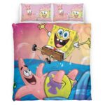 SpongeBob und Patrick Star Schwammkopf 3 Kinderbettwäsche – Bettwäsche