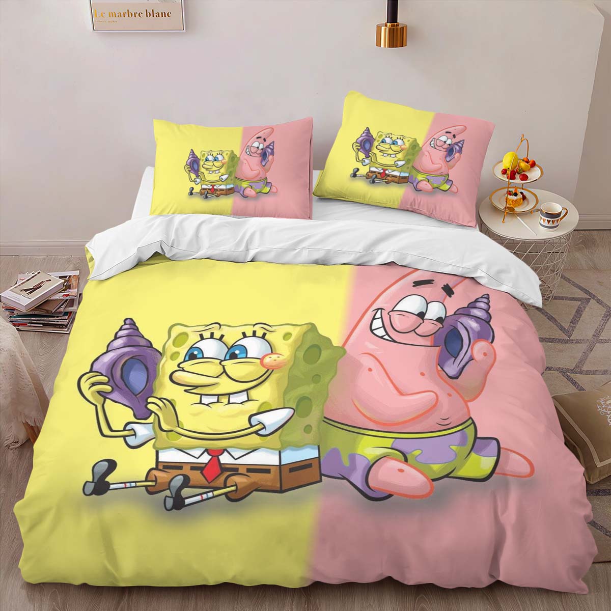 SpongeBob und Patrick Star Schwammkopf 4 Kinderbettwäsche – Bettwäsche – Bild 2