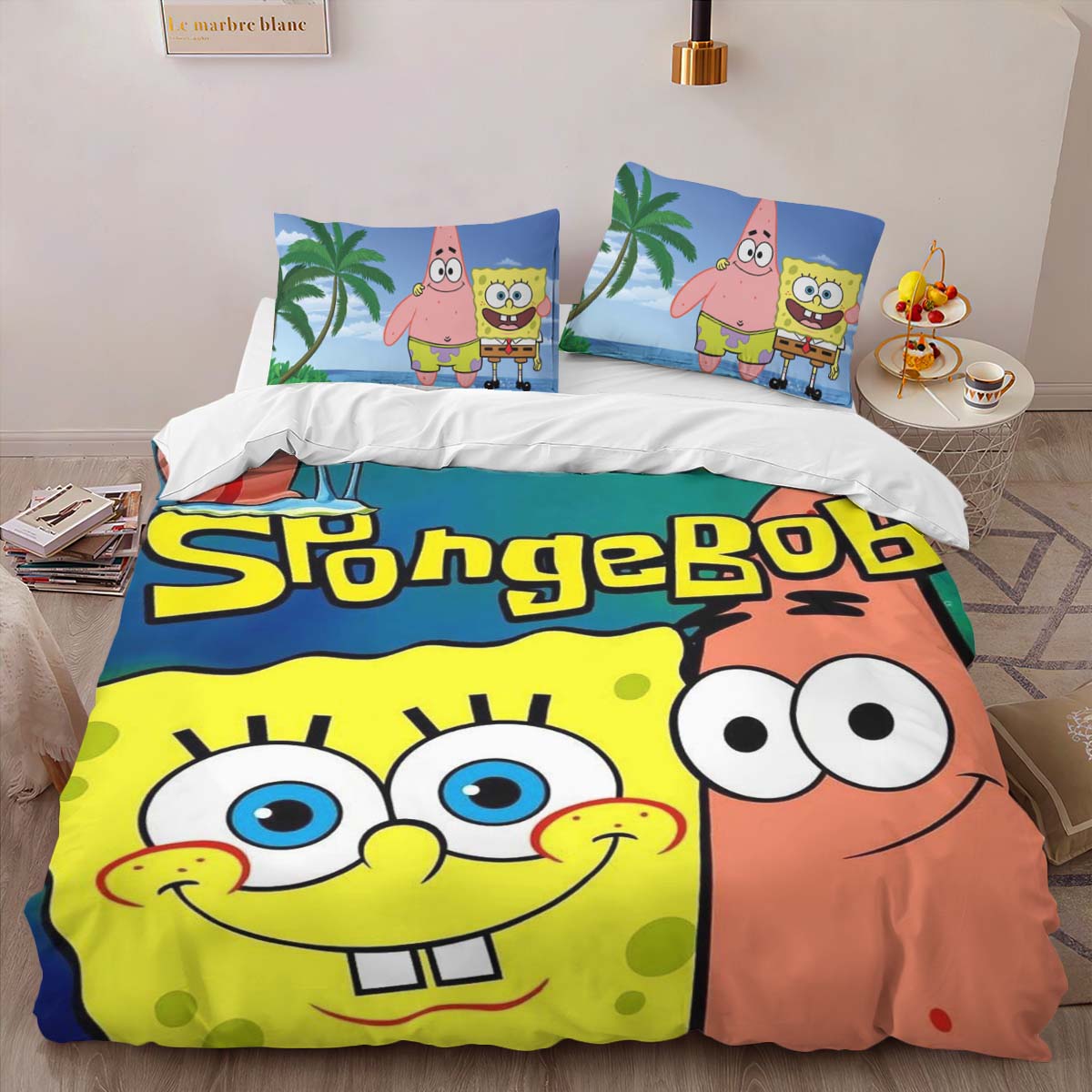 SpongeBob und Patrick Star Schwammkopf 5 Kinderbettwäsche – Bettwäsche – Bild 2