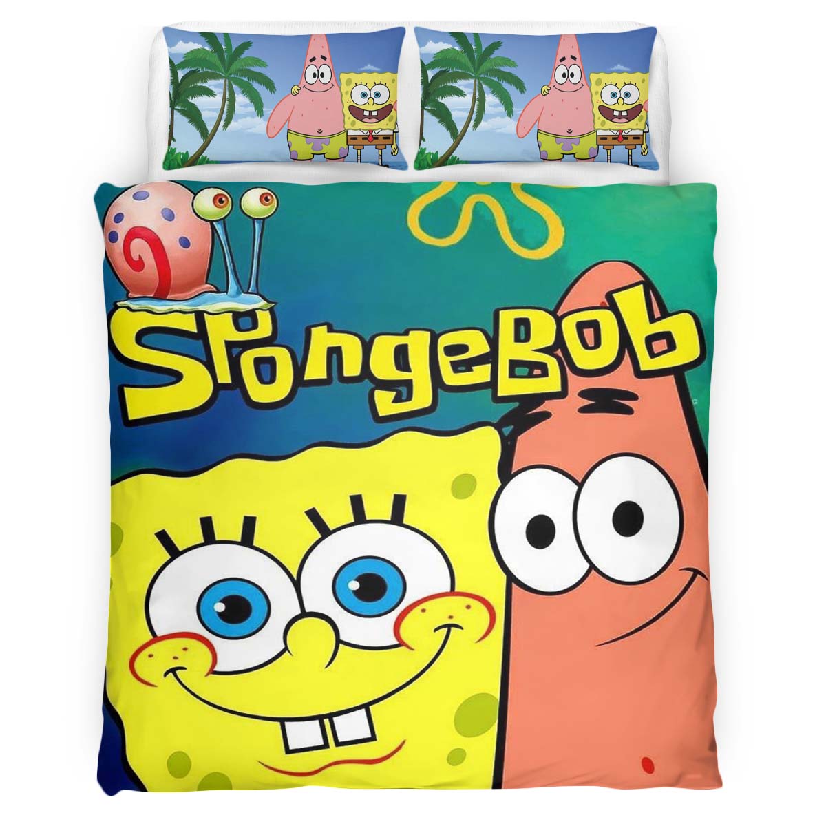 SpongeBob und Patrick Star Schwammkopf 5 Kinderbettwäsche – Bettwäsche