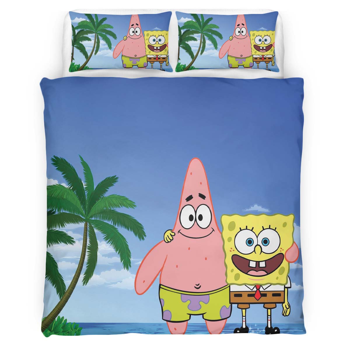SpongeBob und Patrick Star Schwammkopf Kinderbettwäsche – Bettwäsche