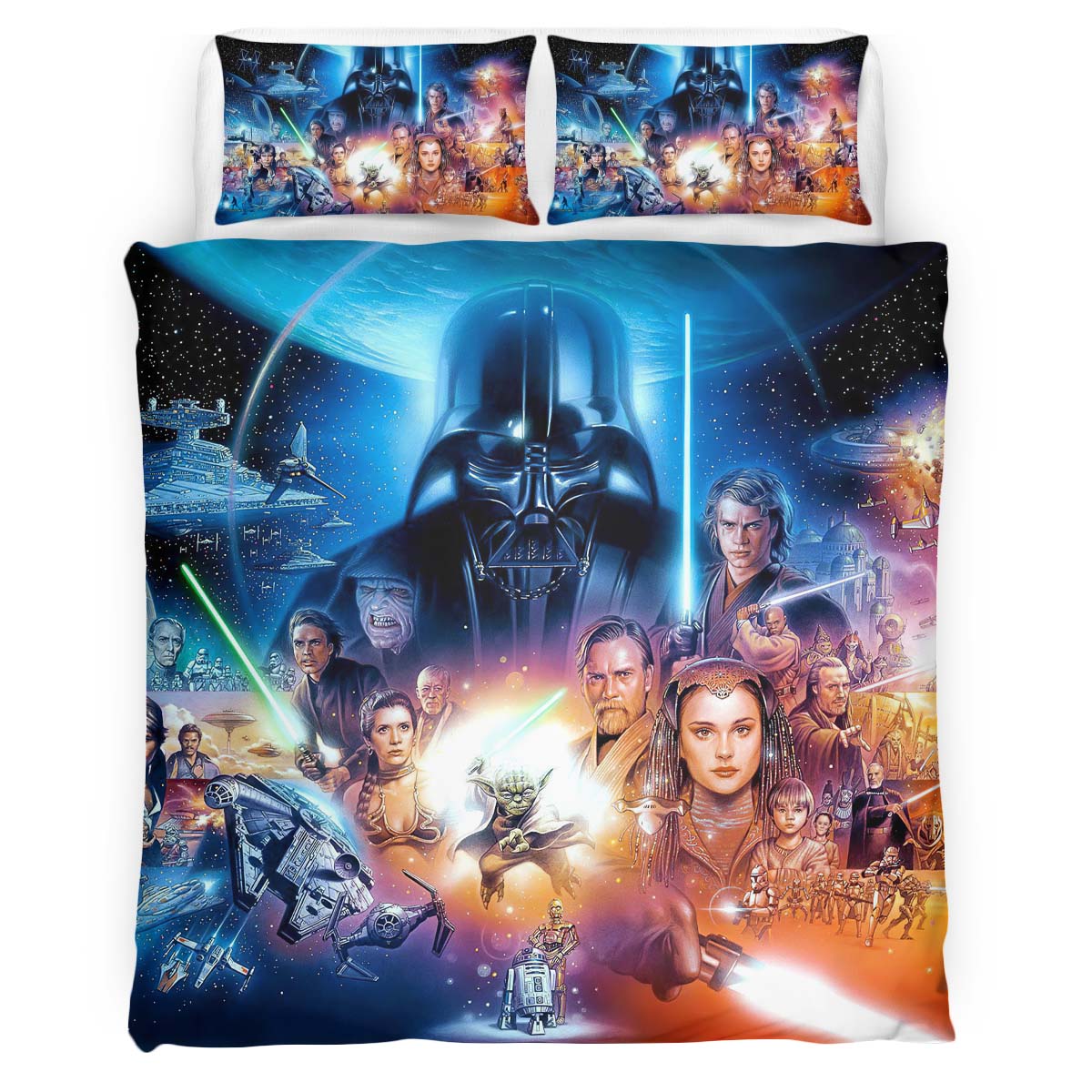 Star Wars Alle Charaktere 1002 Kinderbettwäsche – Bettwäsche
