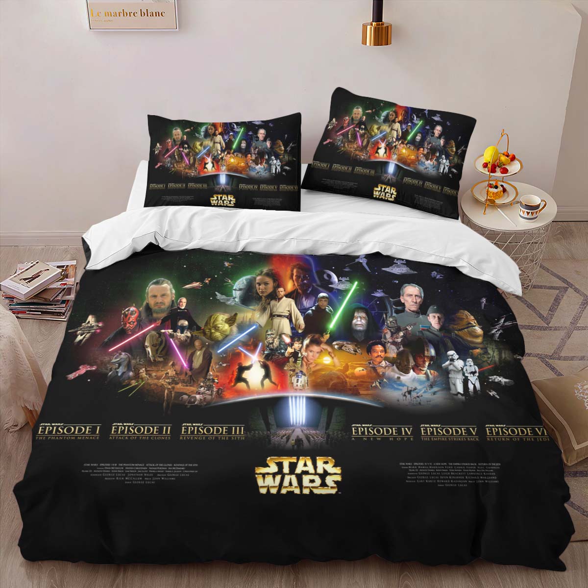 Star Wars Alle Charaktere 1003 Kinderbettwäsche – Bettwäsche – Bild 2