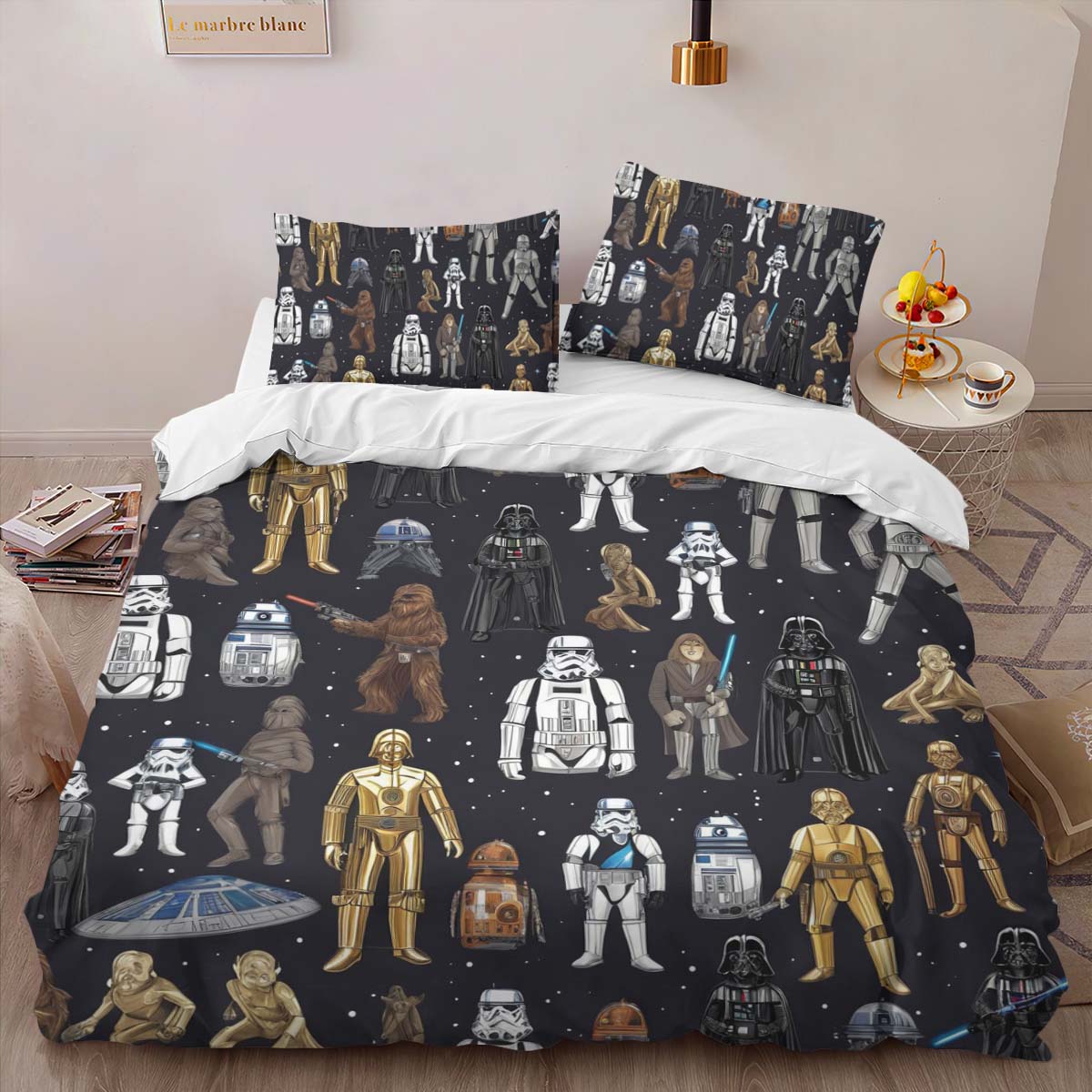 Star Wars Charaktere Kinderbettwäsche – Bettwäsche – Bild 2