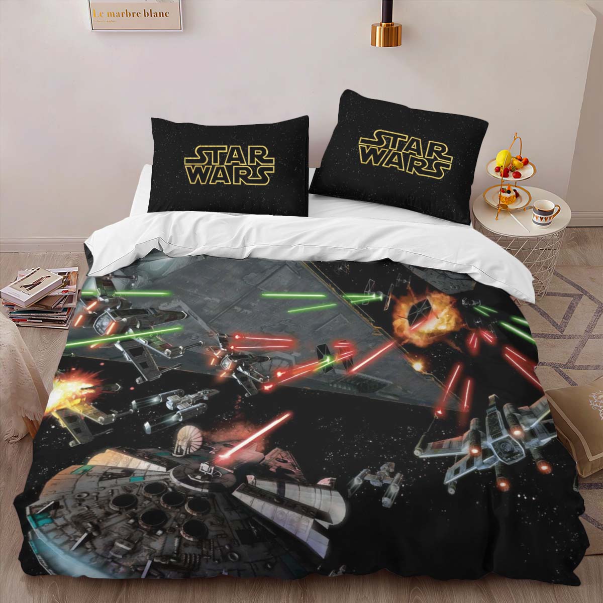 Star Wars Weltraumschlacht 2 Kinderbettwäsche – Bettwäsche – Bild 2