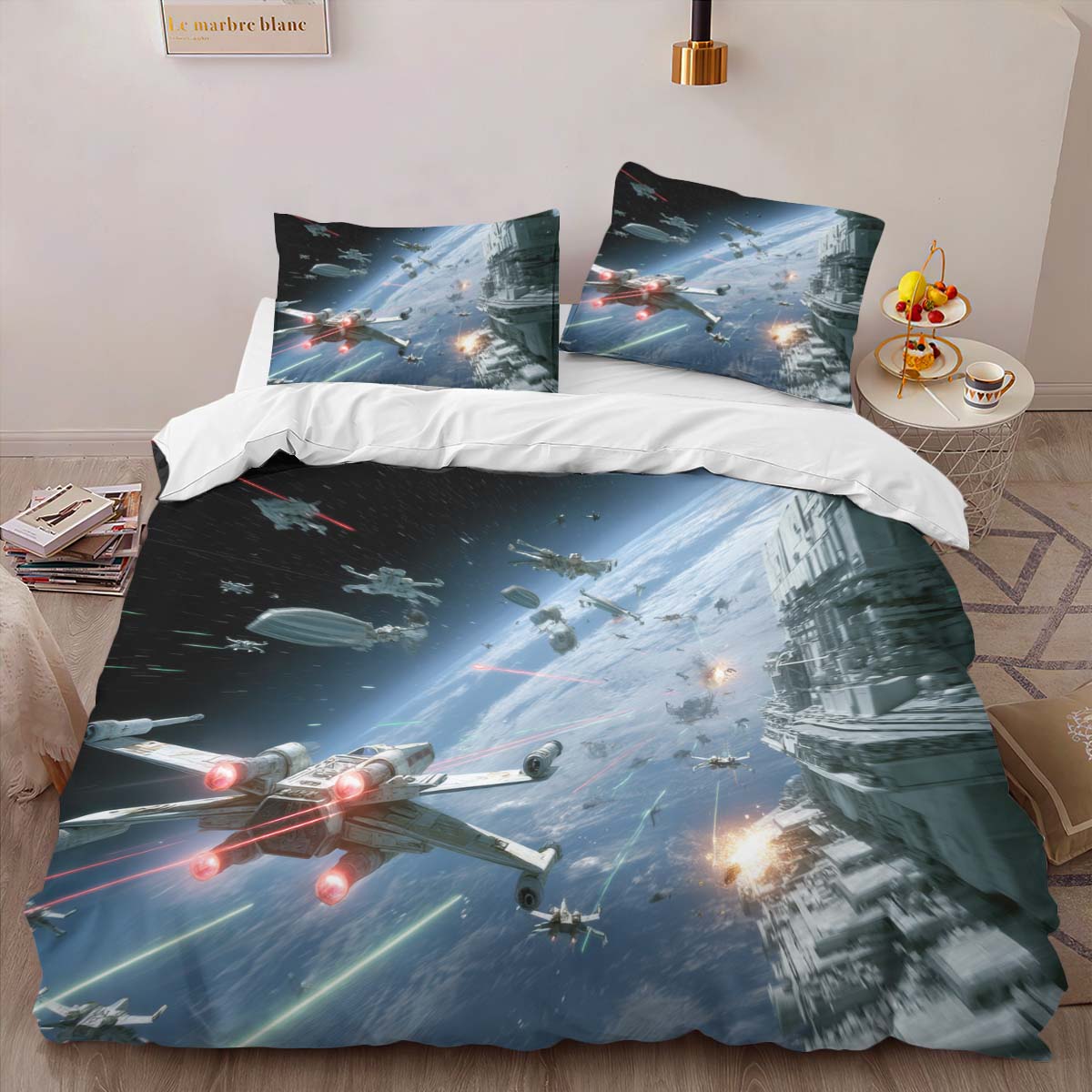 Star Wars Weltraumschlacht Kinderbettwäsche – Bettwäsche – Bild 2