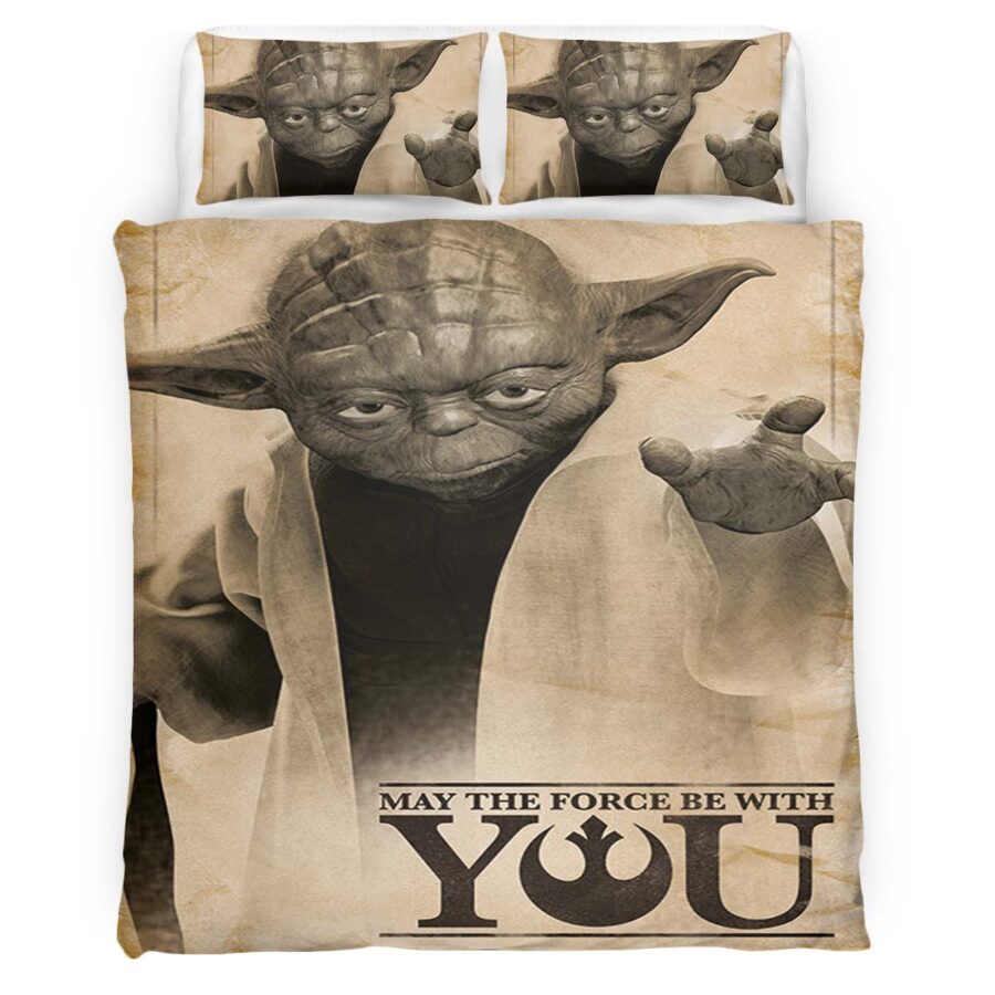 Star Wars Yoda Möge die Macht mit dir sein Kinderbettwäsche – Bettwäsche – Bild 4