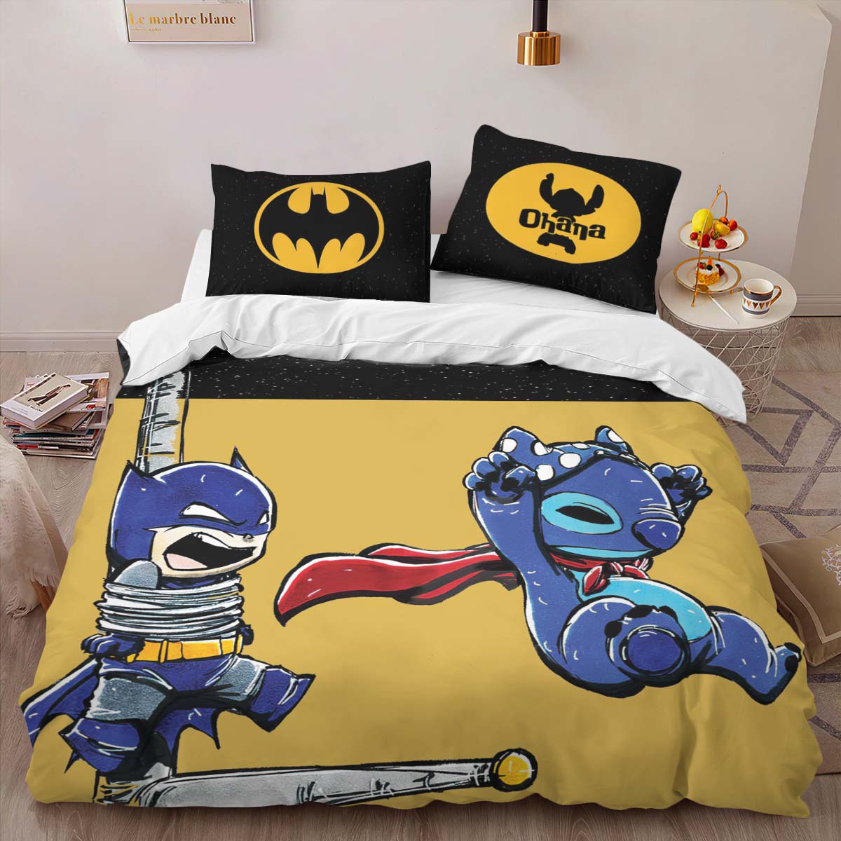Stitch und Batman Stil Kinderbettwäsche – Bettwäsche – Bild 2