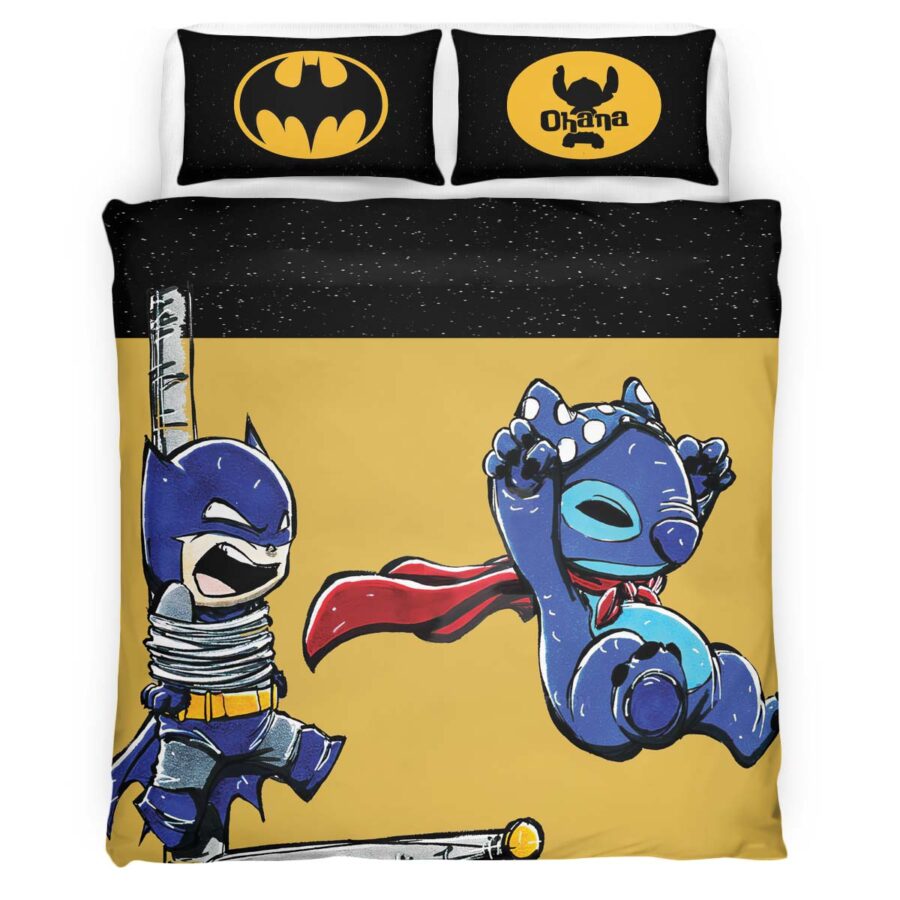Stitch und Batman Stil Kinderbettwäsche – Bettwäsche – Bild 4