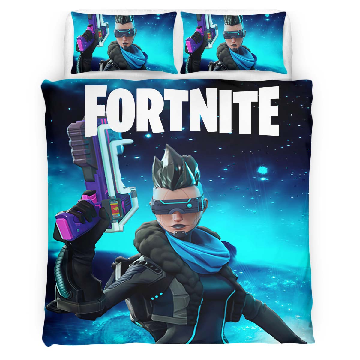 Gipfelstürmer Evie Fortnite Kapitel 3 Cyberpunk Kinderbettwäsche – Bettwäsche