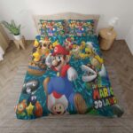 Super Mario 3D Landdekor Ideen für das Spielzimmer Kinderbettwäsche – Bettwäsche