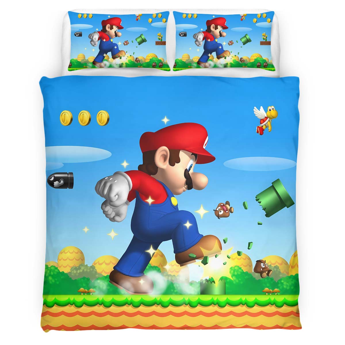 Super Mario 7 Kinderbettwäsche – Bettwäsche