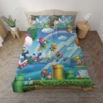 Super Mario Alle Charaktere 1006 Kinderbettwäsche – Bettwäsche