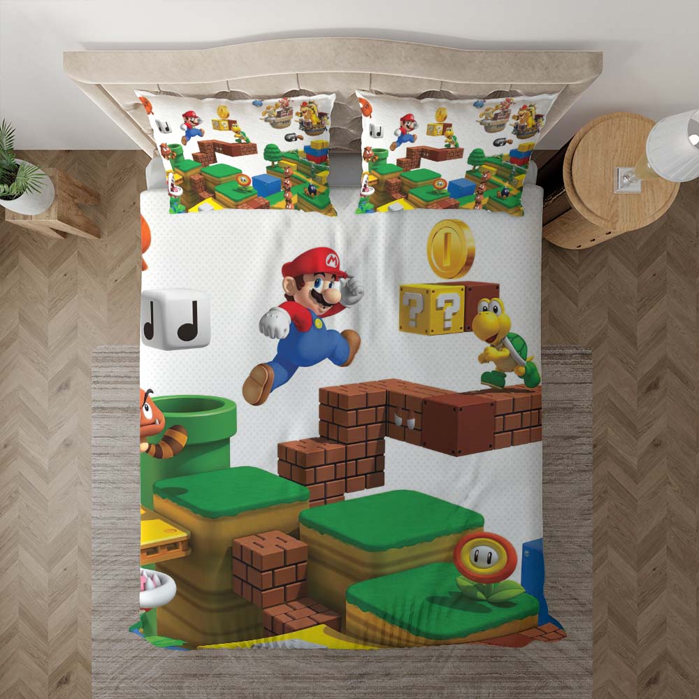 Super Mario Alle Charaktere 1007 Kinderbettwäsche - Bettwäsche – Bild 3