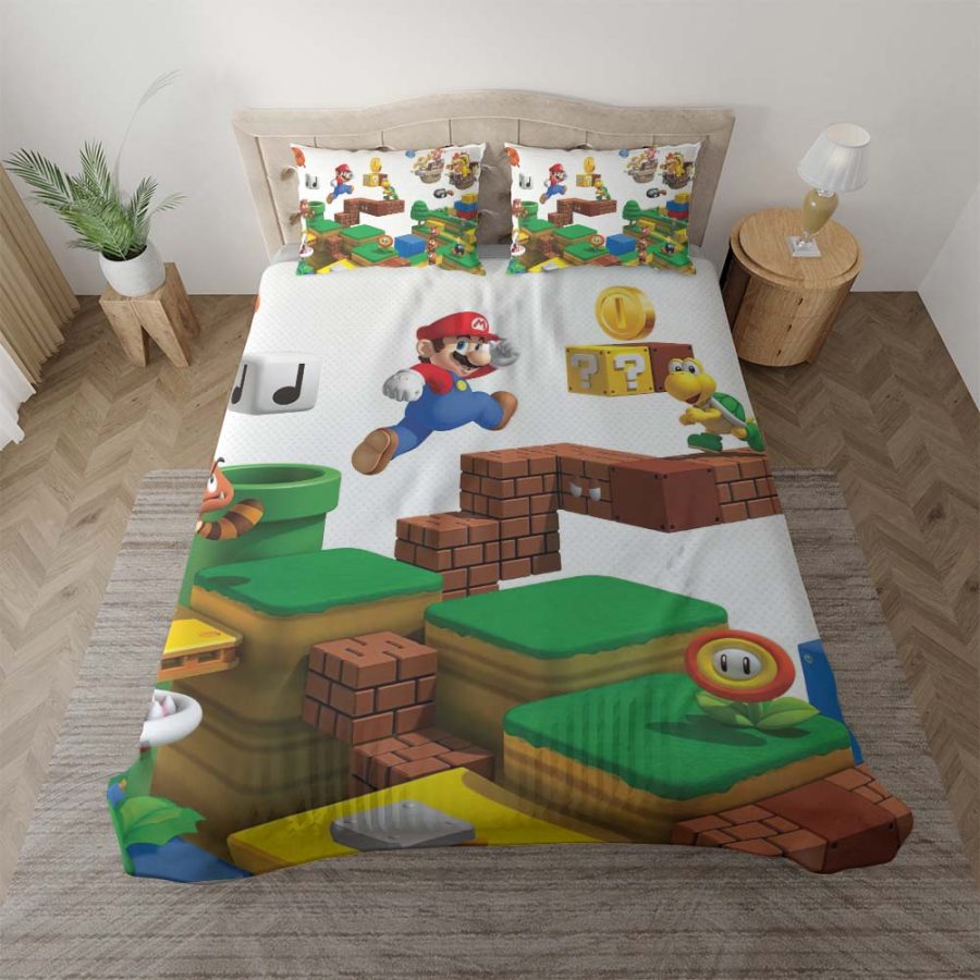 Super Mario Alle Charaktere 1007 Kinderbettwäsche - Bettwäsche – Bild 5
