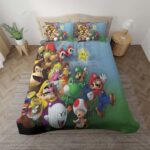 Super Mario Alle Charaktere 1010 Kinderbettwäsche – Bettwäsche