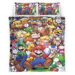 Super Mario Charaktere 12 Kinderbettwäsche – Bettwäsche