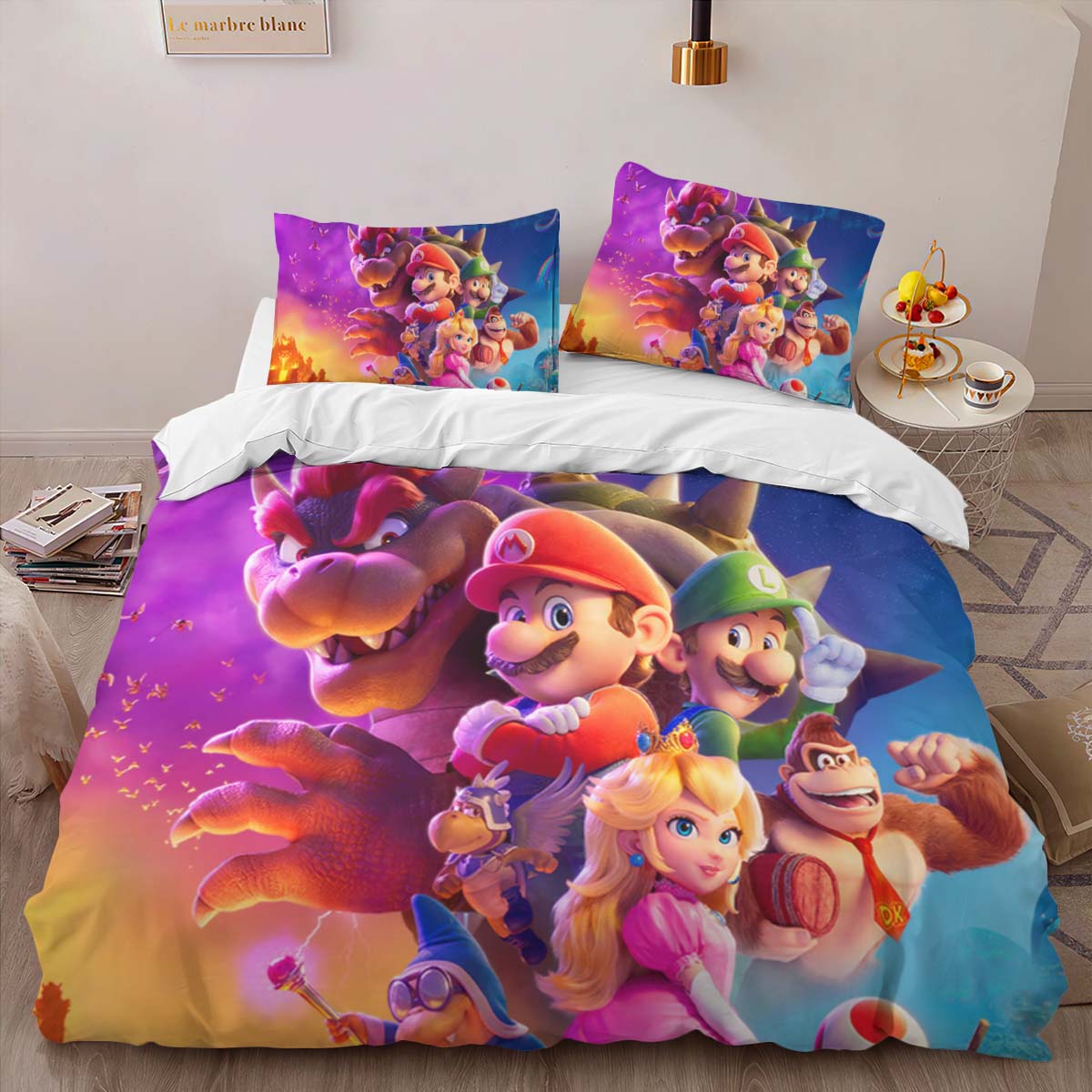 Super Mario Charaktere 16 Kinderbettwäsche – Bettwäsche – Bild 2