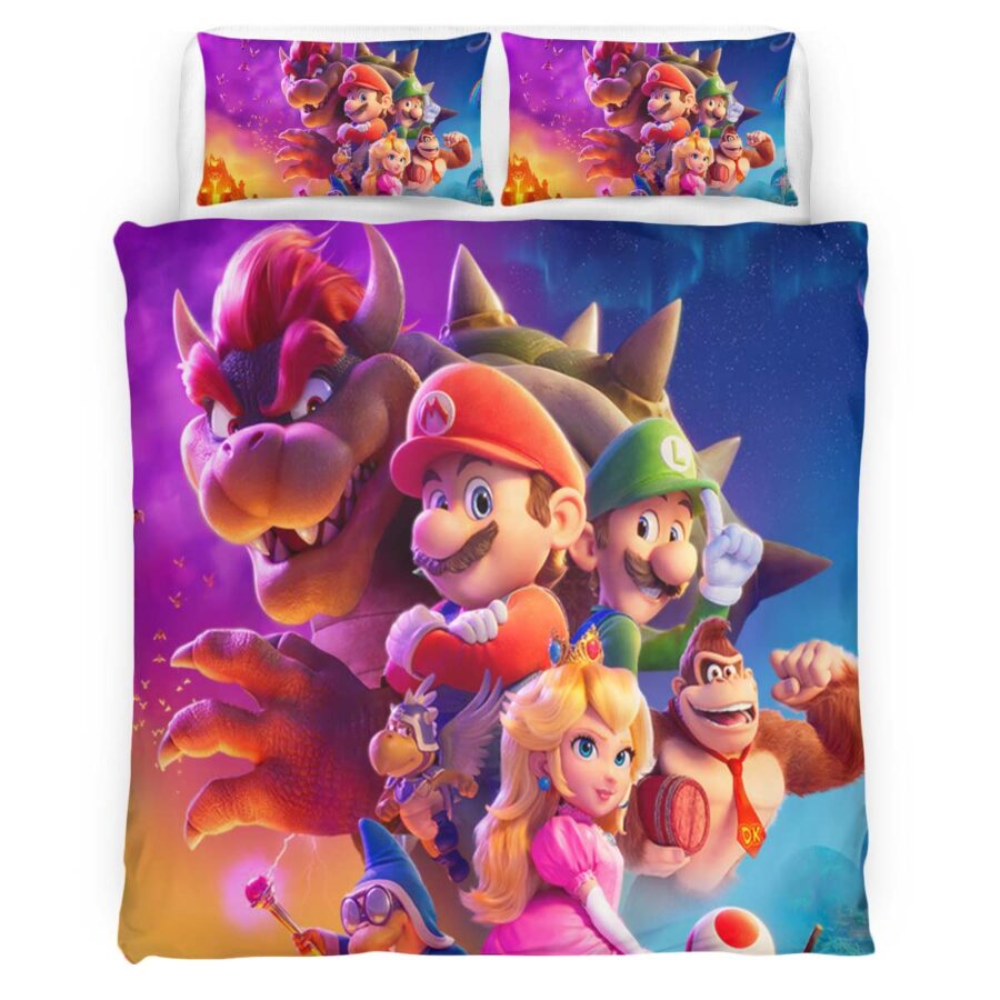 Super Mario Charaktere 16 Kinderbettwäsche – Bettwäsche – Bild 4