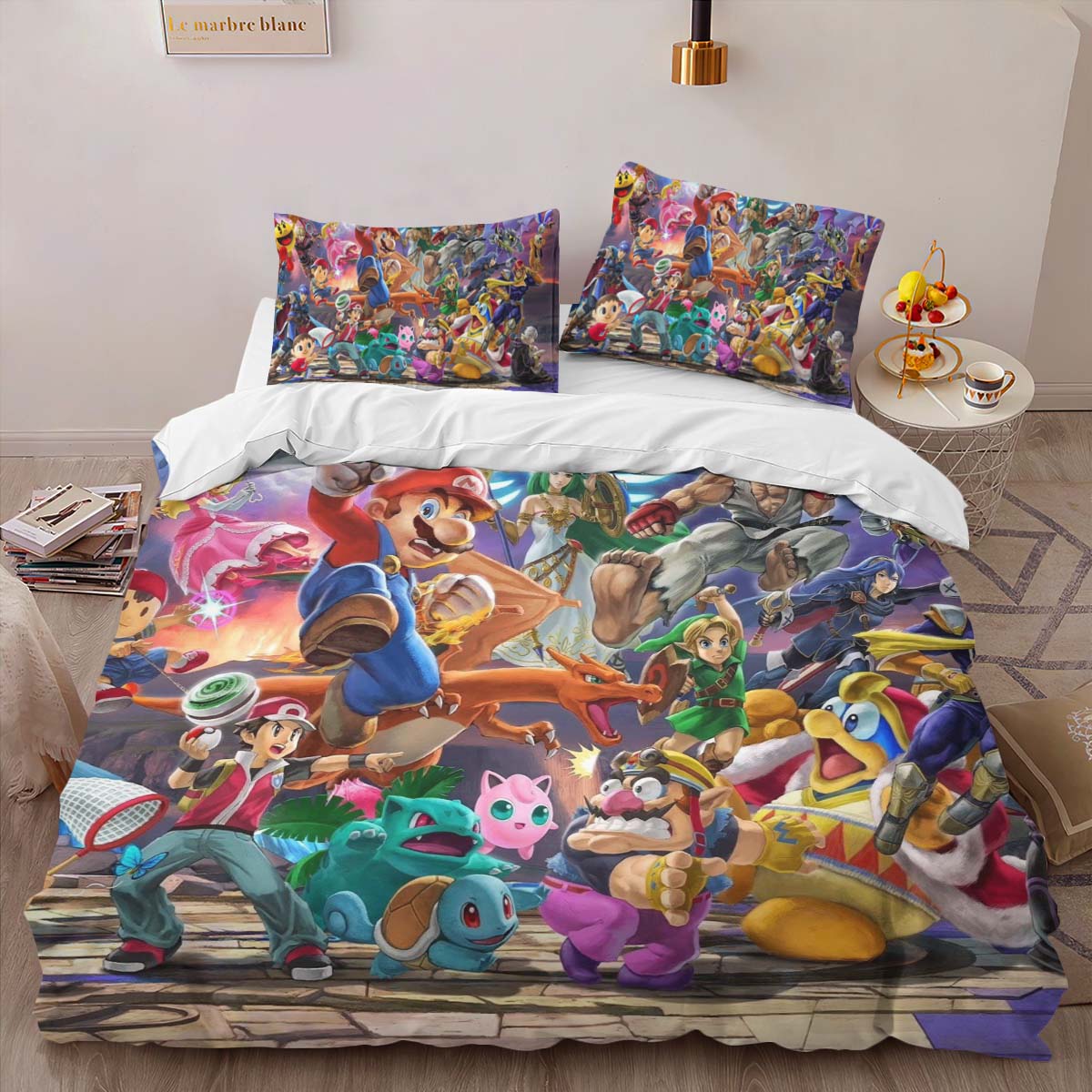 Super Mario Charaktere 20 Kinderbettwäsche – Bettwäsche – Bild 2