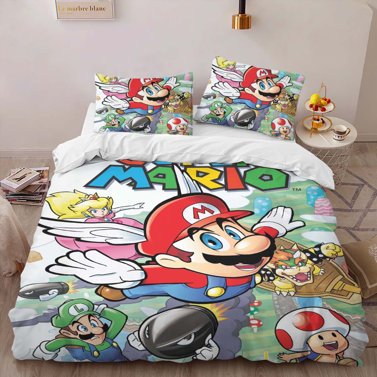 Super Mario Charaktere 23 Kinderbettwäsche – Bettwäsche – Bild 2