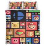 Super Mario Charaktere 26 Kinderbettwäsche – Bettwäsche