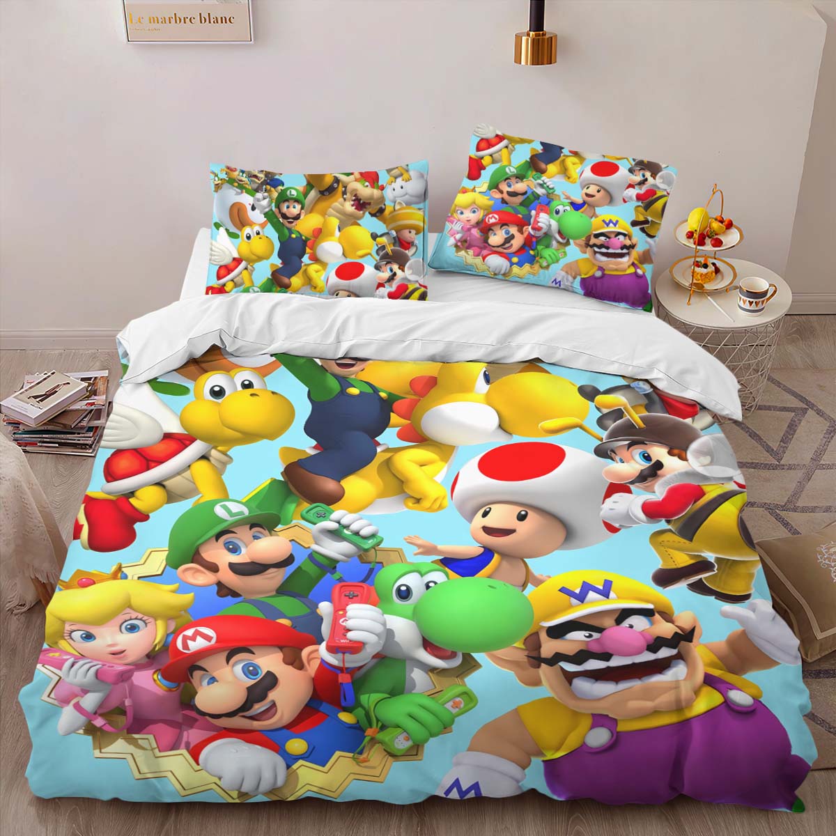 Super Mario Charaktere 27 Kinderbettwäsche – Bettwäsche – Bild 2