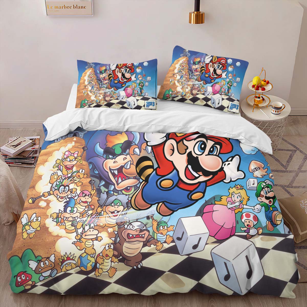Super Mario Charaktere 33 Kinderbettwäsche – Bettwäsche – Bild 2