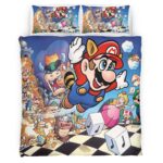 Super Mario Charaktere 33 Kinderbettwäsche – Bettwäsche