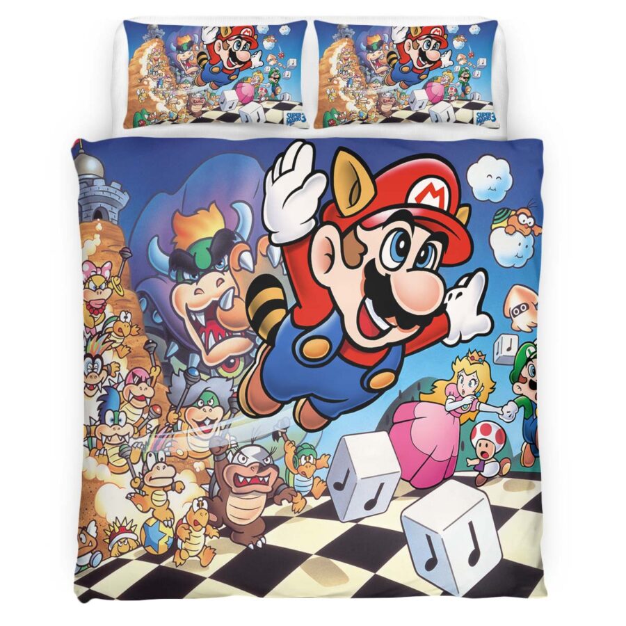 Super Mario Charaktere 33 Kinderbettwäsche – Bettwäsche – Bild 4