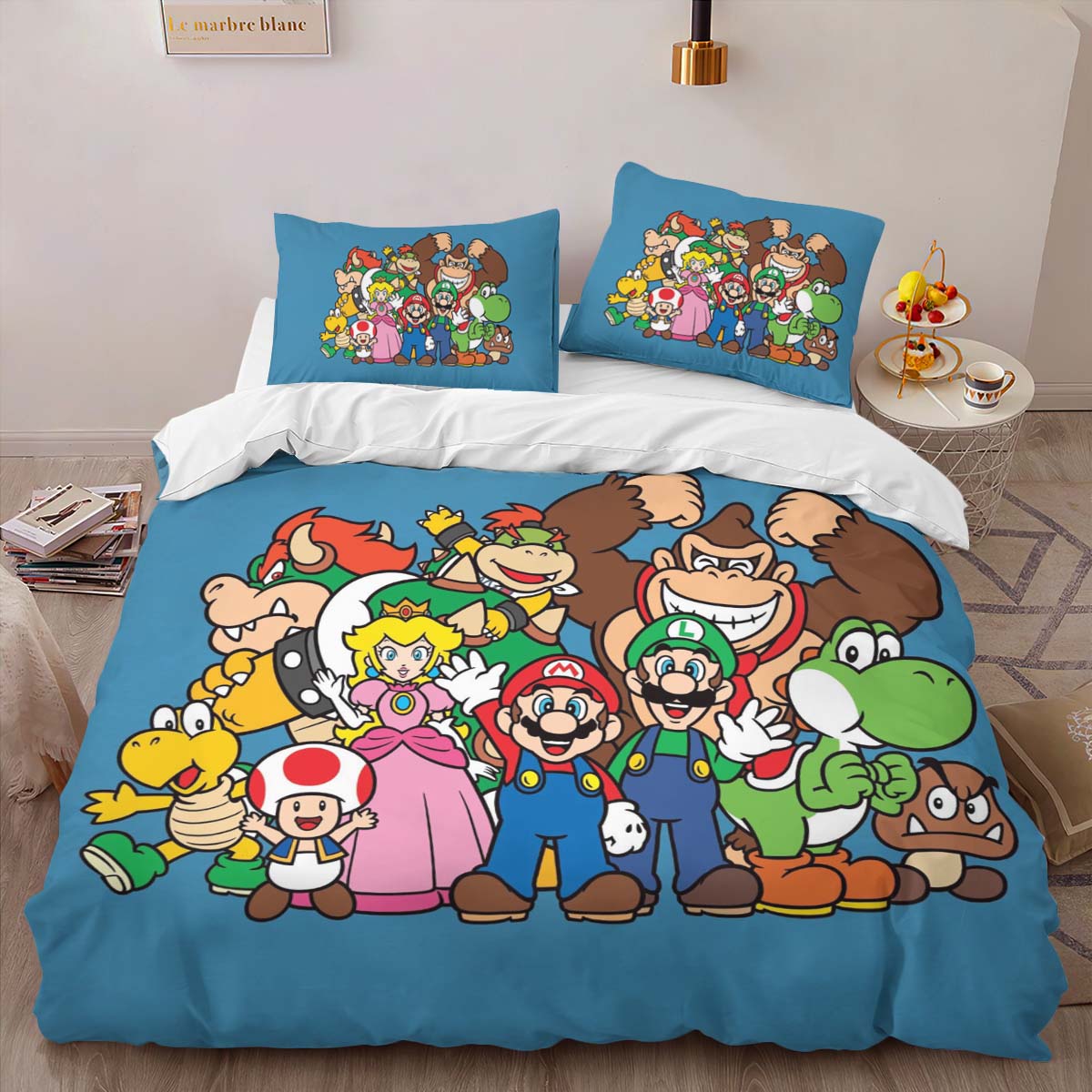 Super Mario Charaktere 35 Kinderbettwäsche – Bettwäsche – Bild 2