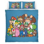 Super Mario Charaktere 35 Kinderbettwäsche – Bettwäsche
