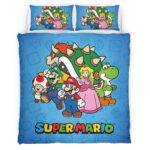 Super Mario Charaktere 40 Kinderbettwäsche – Bettwäsche