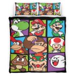 Super Mario Charaktere 44 Kinderbettwäsche – Bettwäsche