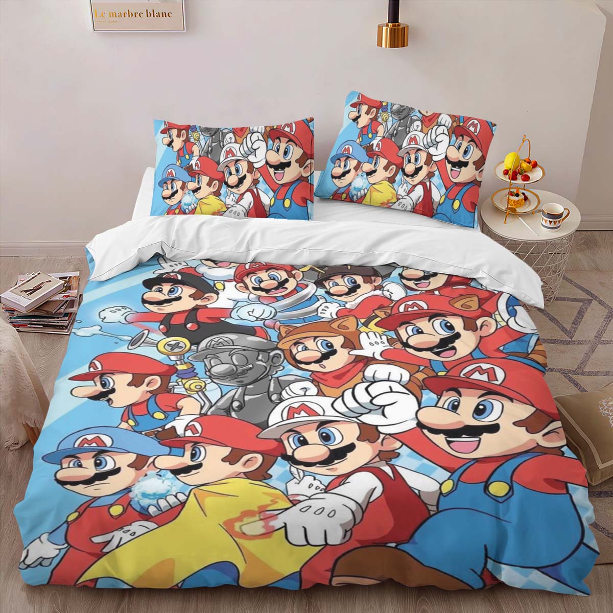 Super Mario Charaktere 45 Kinderbettwäsche – Bettwäsche – Bild 2