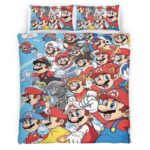 Super Mario Charaktere 45 Kinderbettwäsche – Bettwäsche