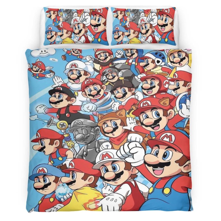 Super Mario Charaktere 45 Kinderbettwäsche – Bettwäsche – Bild 4