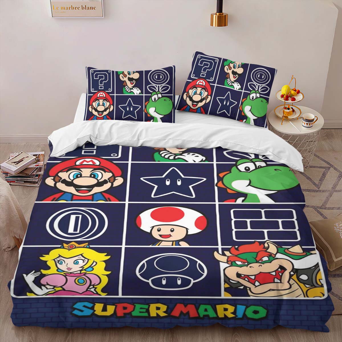 Super Mario Charaktere 46 Kinderbettwäsche – Bettwäsche – Bild 2