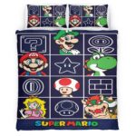 Super Mario Charaktere 46 Kinderbettwäsche – Bettwäsche