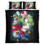 Super Mario Charaktere 49 Kinderbettwäsche – Bettwäsche